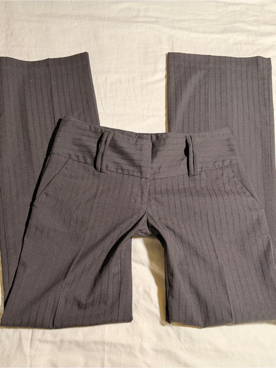Charlotte Russe Pants - Charlotte Russe Dark Charcoal Pinstripe Pants